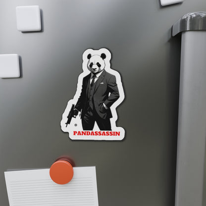 Le Panda Pandassassin Die-Cut Magnet