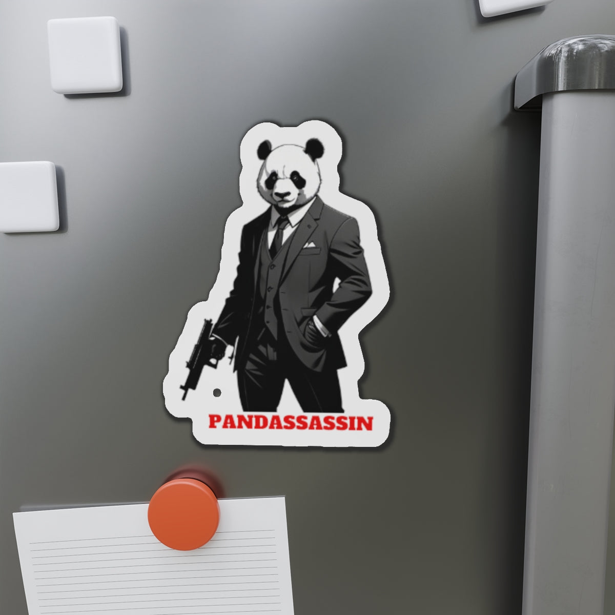 Le Panda Pandassassin Die-Cut Magnet