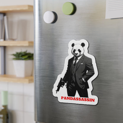 Le Panda Pandassassin Die-Cut Magnet