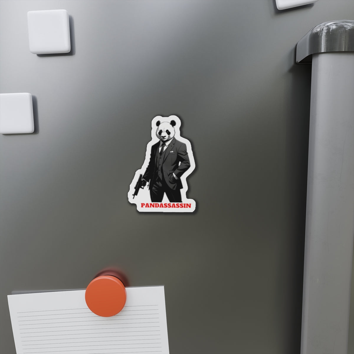 Le Panda Pandassassin Die-Cut Magnet