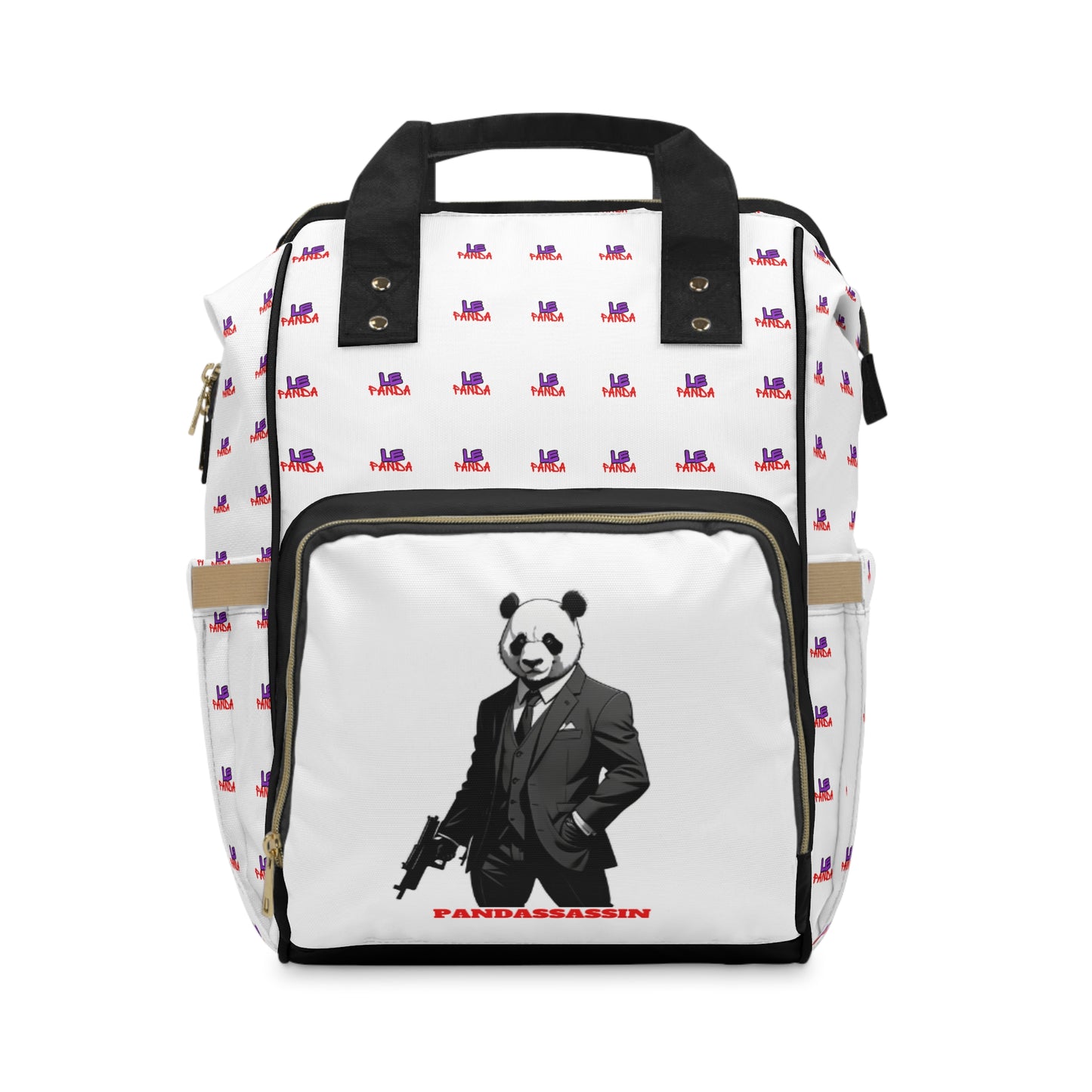 Le Panda Pandassassin Multifunctional Diaper Backpack - Stylish & Practical Baby Bag