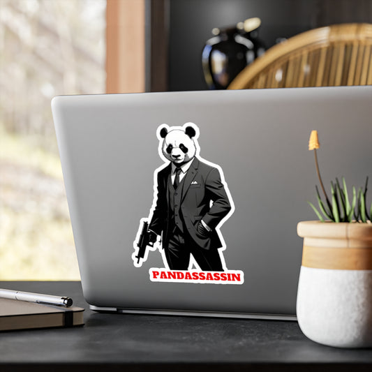 Le Panda Pandassassin Kiss-Cut Vinyl Sticker