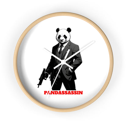 Le Panda Pandassassin Wall Clock