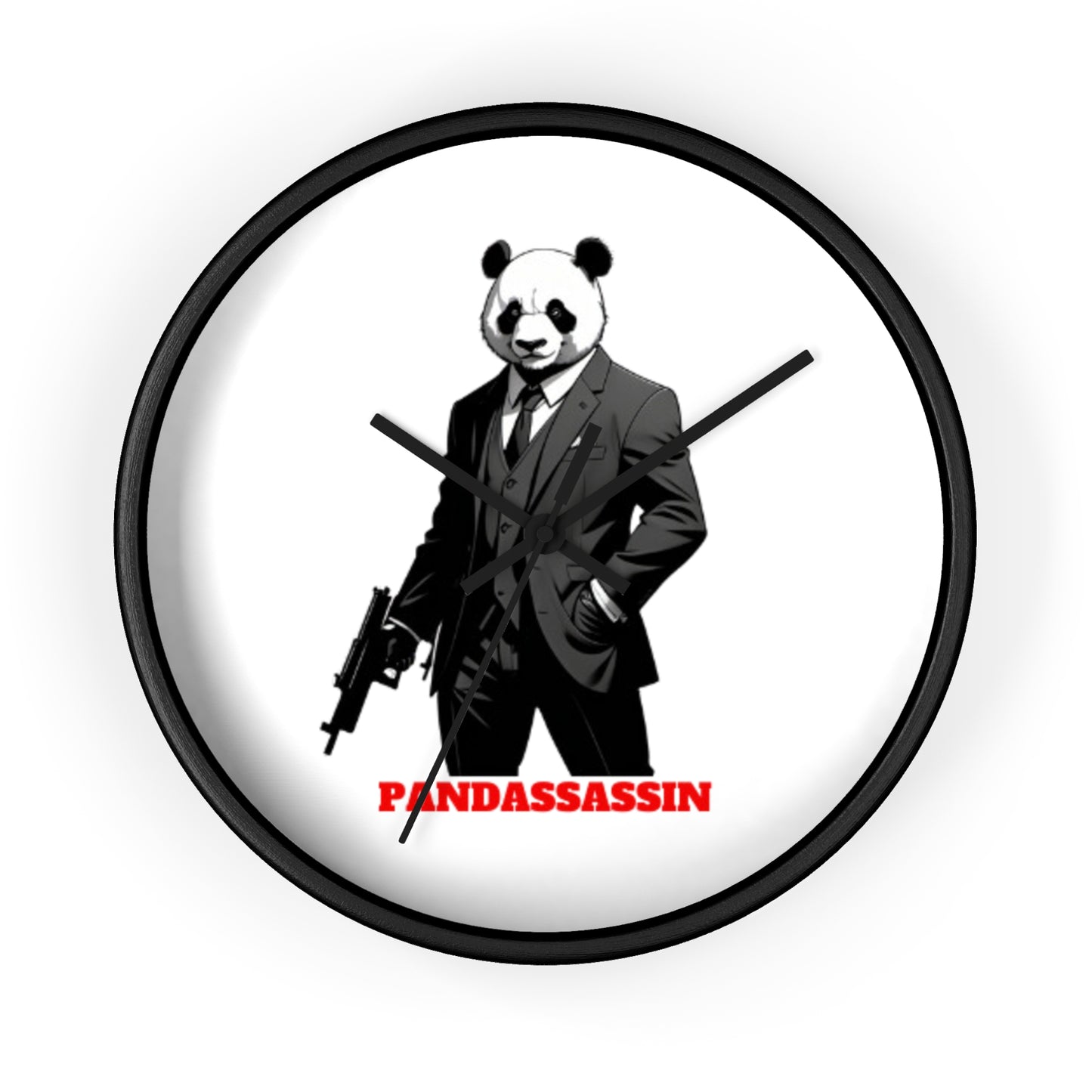 Le Panda Pandassassin Wall Clock