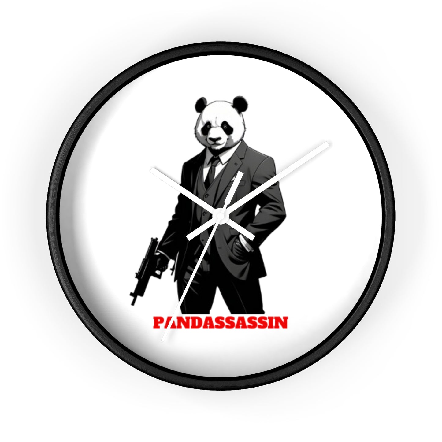 Le Panda Pandassassin Wall Clock