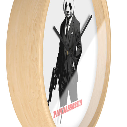 Le Panda Pandassassin Wall Clock