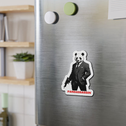 Le Panda Pandassassin Die-Cut Magnet