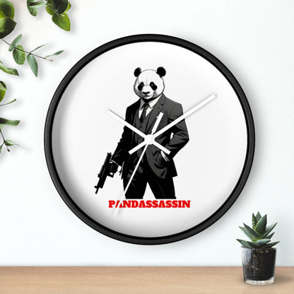 Le Panda Pandassassin Wall Clock